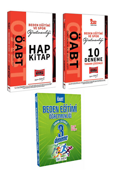 Yargı Yayınları ÖABT Beden Eğitimi ve Spor Öğretmenliği Hap Kitap + Tamamı Çö...