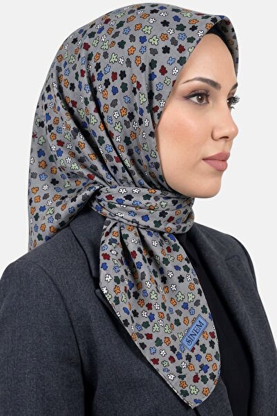 hadiora Women's Gray Floral Patterned Stitched Writing Pad
