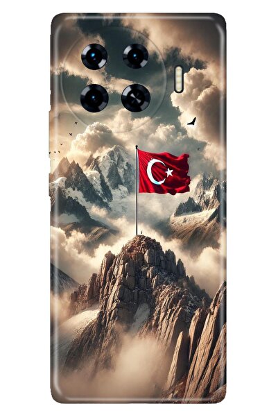 TECNO Spark 20 Pro+ Plus Kılıf Türk Askeri Temalı Desenli Darbe Emici Silikon