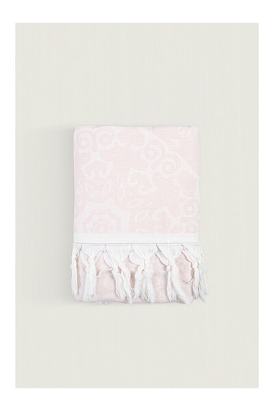 LC Waikiki Nevavm Farkıyla Paloma 100% Cotton Bath Towel Pink 90X170