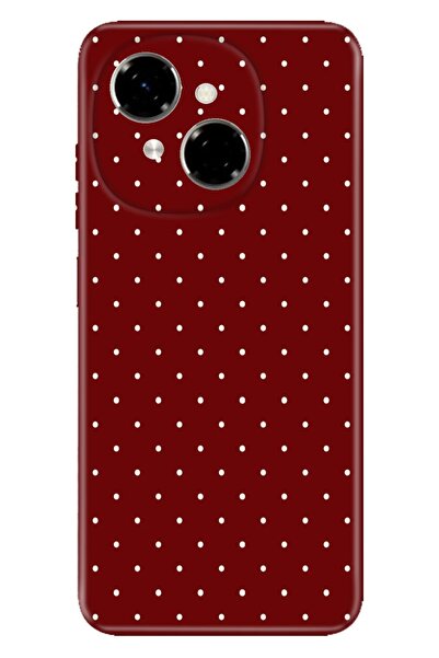 TECNO Spark Go 1 Kılıf Noktalı Temalı Desenli Darbe Emici Silikon