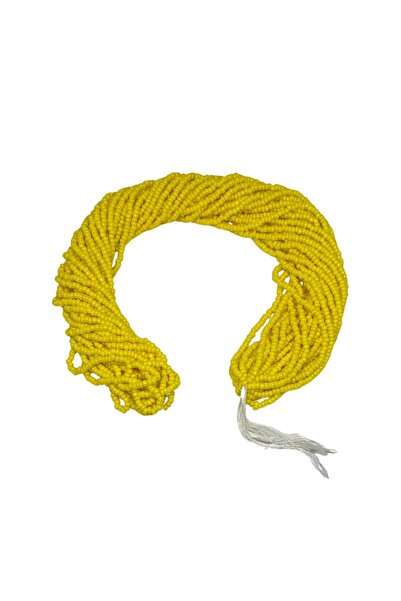 Bi hızlı 11/0 Cam Kum Boncuk Çekoslovakya Boncuğu 2 mm, 12 Dizi Sarı