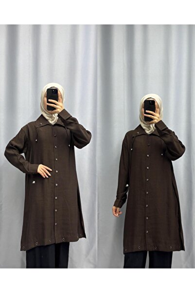 moda acar Bird-Eye Tesettür Tunic