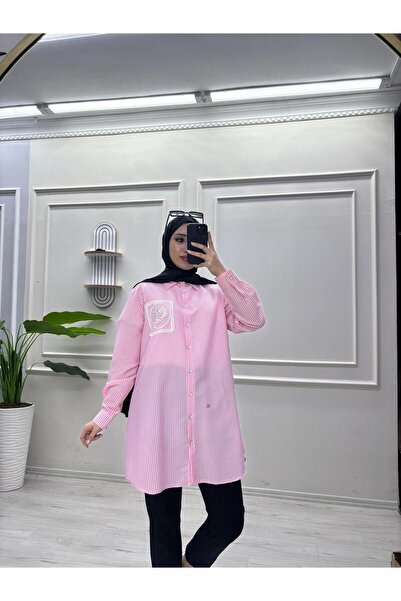 moda acar Striped Stone Tunic