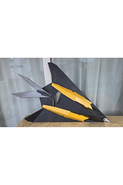 Kuzey RC F-117 Nighthawk Fotoblok RC Model Uçak Tam Paket Kit FlySky i6X Kuma...
