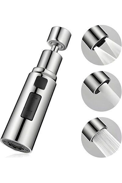 The Bros Rotatable Faucet Extender, Kitchen Tap Sprayer & Water Saver for Sinks