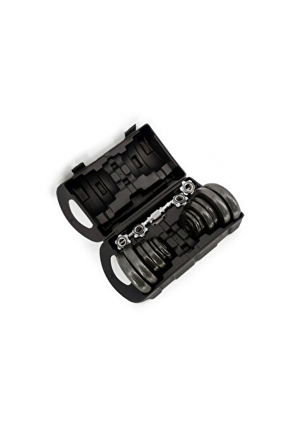 Powershot Set 2 gantere de 10 kg reglabile in cutie de transport