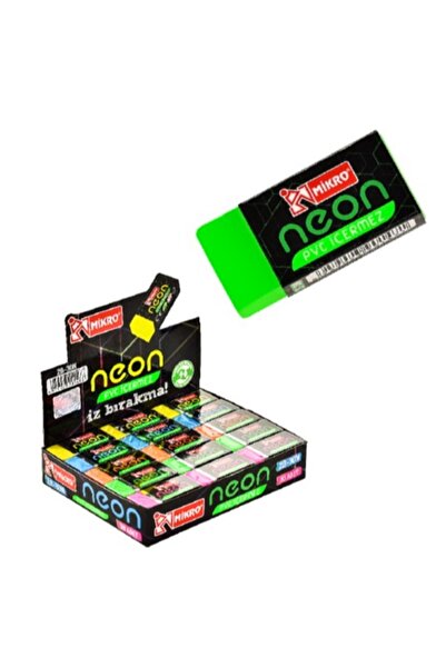 Mikro Eraser Soft Neon 2B-30 - 4 Pieces