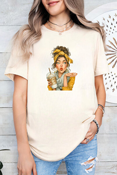 Sarah's Boutique Women's T-shirt – 100% cotton – Chic Coffee