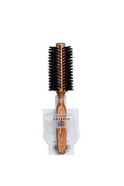 pasteel Wooden Handle Round Hair Brush for Styling and Curling Model 3343