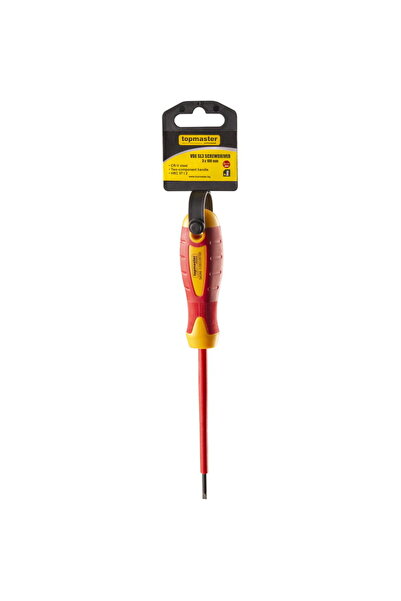 Top Master Pro Insulated straight screwdriver 1000V 3.0x100mm CR-V TMP