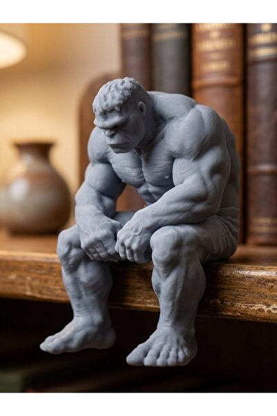 Figyfun PC Kasa Üstü Dekoratif Marvel, Hulk Figürü - Oyuncu Masaüstü Aksesuarı