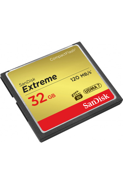 SanDisk Card Memorie CompactFlash Extreme, 32Gb, UDMA 7 SDCFXSB-032G-G46