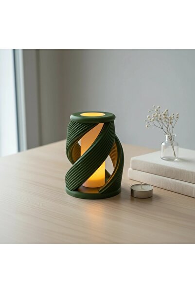 OEM Mini Lampă de veghe decorativă cu design torsadat, imprimată 3D