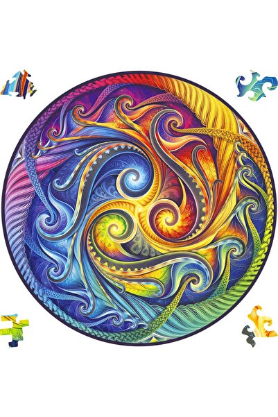Unidragon ΜΑΝΤΑΛΑ (Σπειροειδής Αναγέννηση) – (KS) Ξύλινο Παζλ