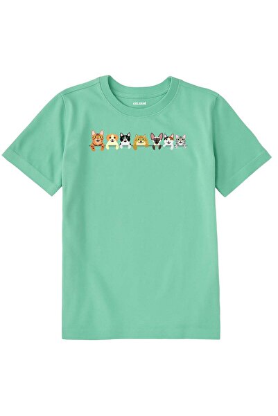 Colermi Kids' T-Shirt - Cute Cats Design