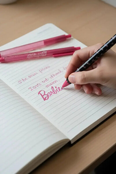 Miniso Barbie Licensed Retractable Gel Pen Set – 3-Pack – Fluent Writing