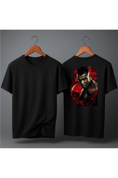 EFEVRA Mike Tyson Printed Oversized T-Shirt