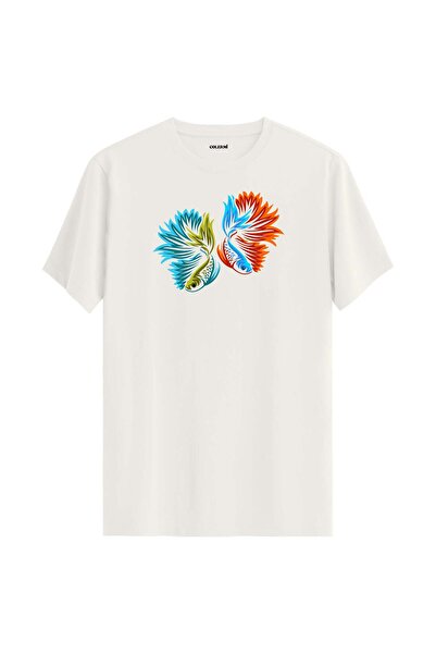 Colermi Betta Fish Design T-Shirt