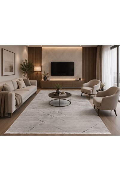 Mypolo Modern Salon Halısı Oturma Odası Halısı Koridor Halısı Akrilik Viskon ...