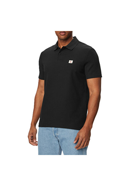 Calvin Klein Polo Shirt SS MICRO WAFFLE CLASSIC BADGE PO Men