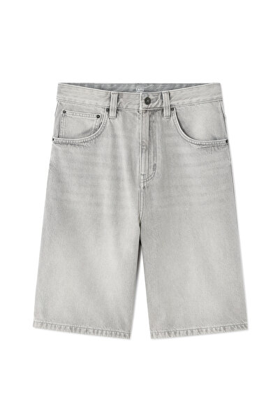 CELİO Lolargebm - Pantaloni scurți din denim, gri