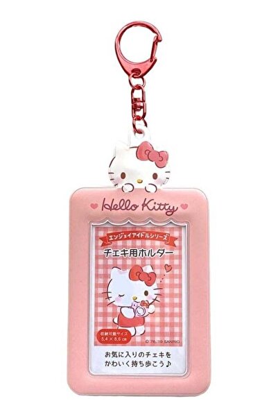 SANRIO Hello Kitty Photocard Holder – Kawaii Photo Card Case with Clip Hook, ...