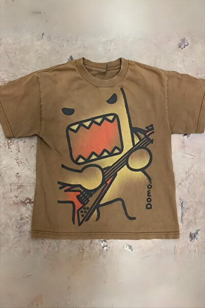 Toum Brown Guitarist Caricature Y2K Unisex T-Shirt