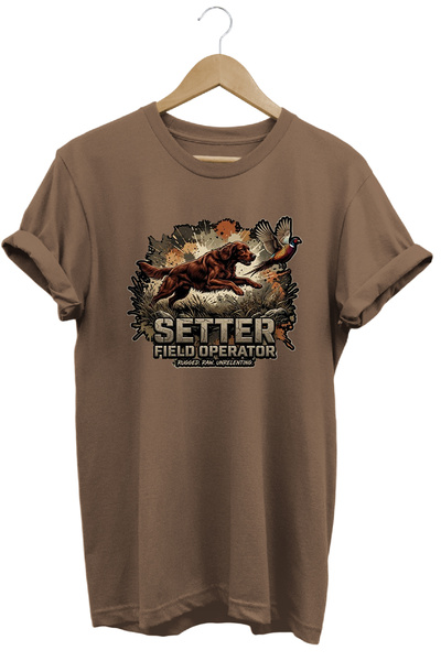 WİDİ Unisex Basset Hound Printed T-Shirt - Hunter Dogs Series Crew Neck Cotto...