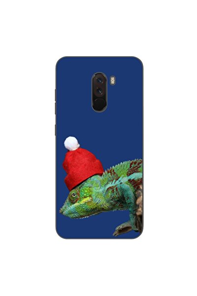 OEM Калъф, съвместим с Xiaomi Pocophone F1, силиконов гел TPU, с десен Коледе...