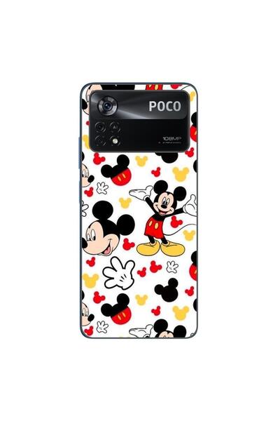 OEM Husa compatibila cu Xiaomi Poco X4 Pro Silicon Gel Tpu Model Mickey Cool ...