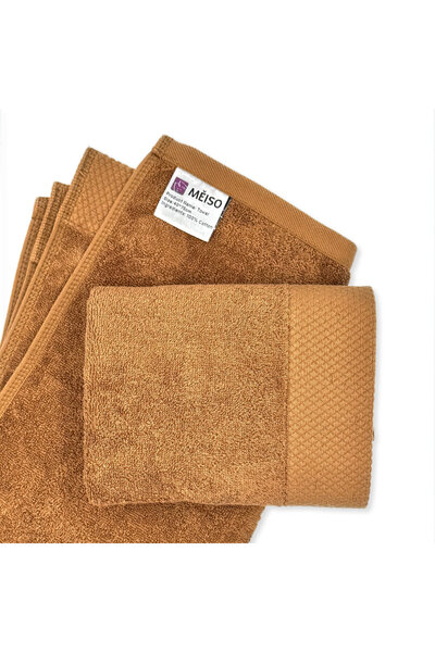 MEİSO Prosop PREMIUM MĚISO 40x75 cm din Bumbac 100% cu Model Jacquard – Moale...