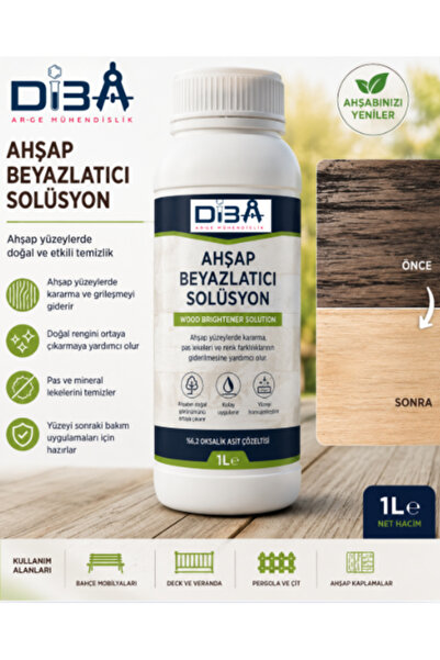 Diba Ahşap Beyazlatıcı Solüsyon 1L