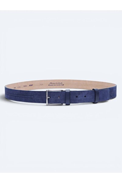 Kip Blue Calfskin Belt