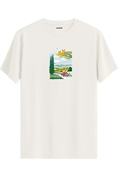 Colermi Countryside Road Trip Printed T-Shirt