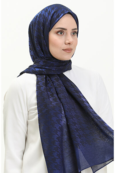 sefamerve Houndstooth Pattern Carmen Shawl 70230-03 Parliament