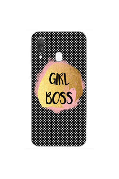 Other Samsung A40 Girl boss make up Transparent Silicone TPU Θήκη