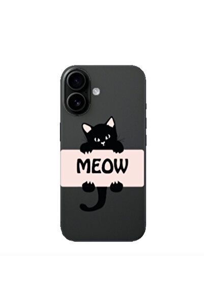 Other Apple Iphone 16 plus Meow Transparent Silicone TPU Θήκη