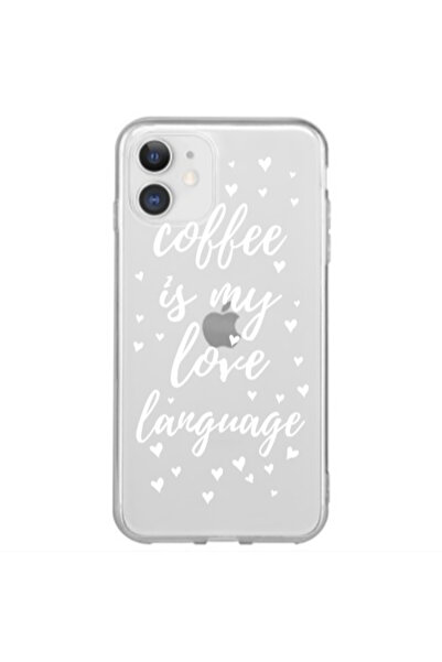 Other Apple iPhone 12 Mini Coffe is my love language Transparent Silicone TPU...