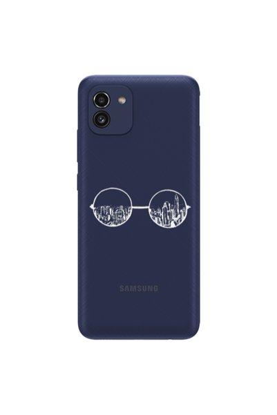 Other Samsung A03 Sunglasses Transparent Silicone TPU Θήκη