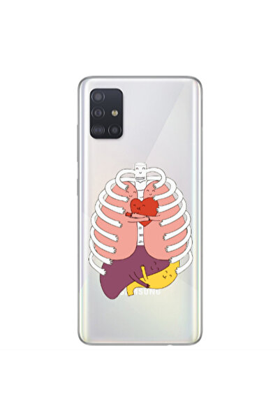 Other Samsung A51 Anatomy Transparent Silicone TPU Θήκη
