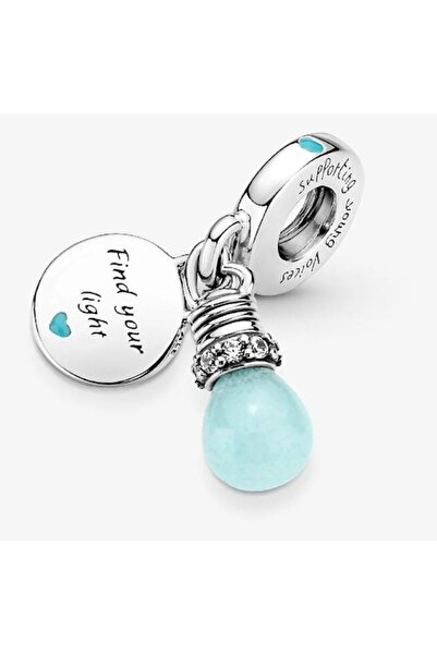 Pandora Charm tip bec luminos care straluceste in intuneric Find Your Light - Argint 925