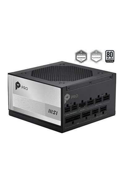 MSI PRO A850PL PCIE5 Τροφοδοτικό, 80+ Platinum, 850W, Πλήρως Αρθρωτό