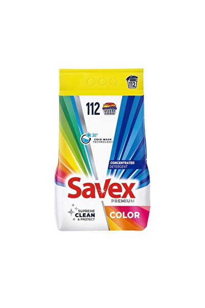 SAVEX Premium Color powder detergent, 9kg, 112 washes