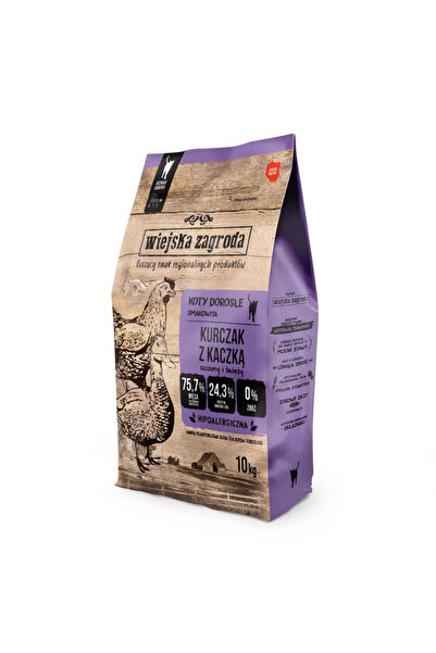 Wiejska Zagroda dry cat food Chicken and duck 10kg