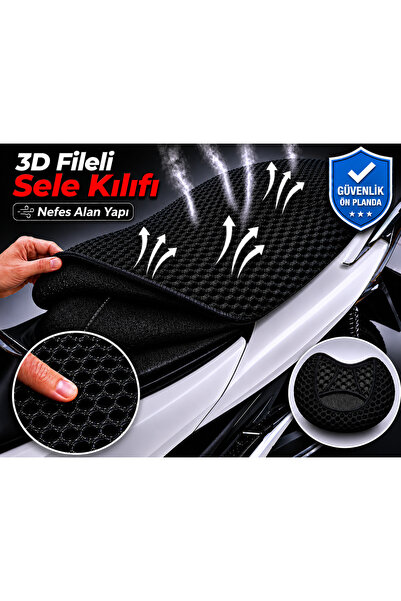 Vi Caro Husă pentru șa de motocicletă Apachi True 50 Husă pentru șa din plasă...