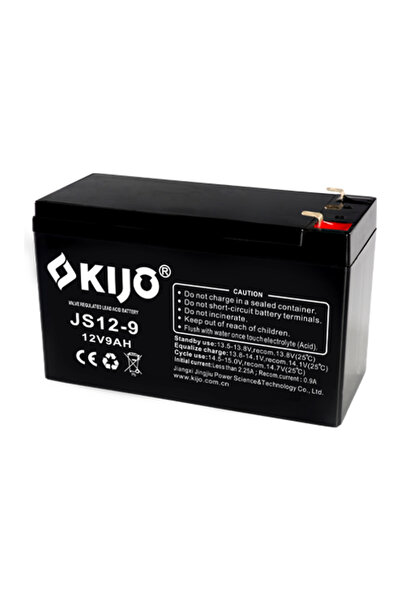 KIJO Baterie AGM 12V, 9Ah, F2 - JS12-9