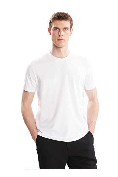 Ted Baker Beyaz Erkek Baskılı T-Shirt TBMRTS2068