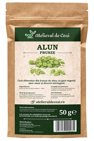 atelierul de ceai Ceai de frunze de alun