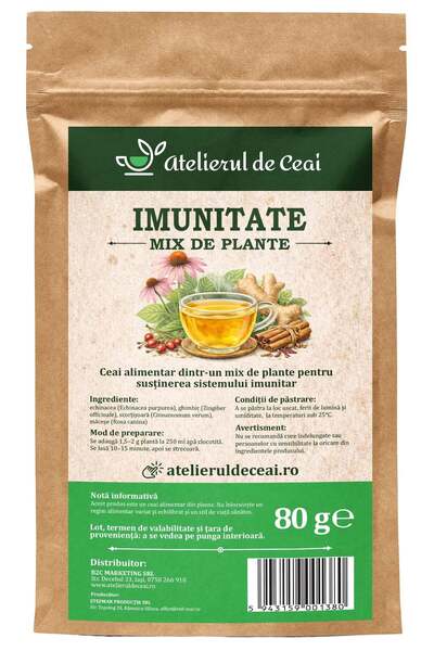 atelierul de ceai Ceai imunitate - mix de plante tonice